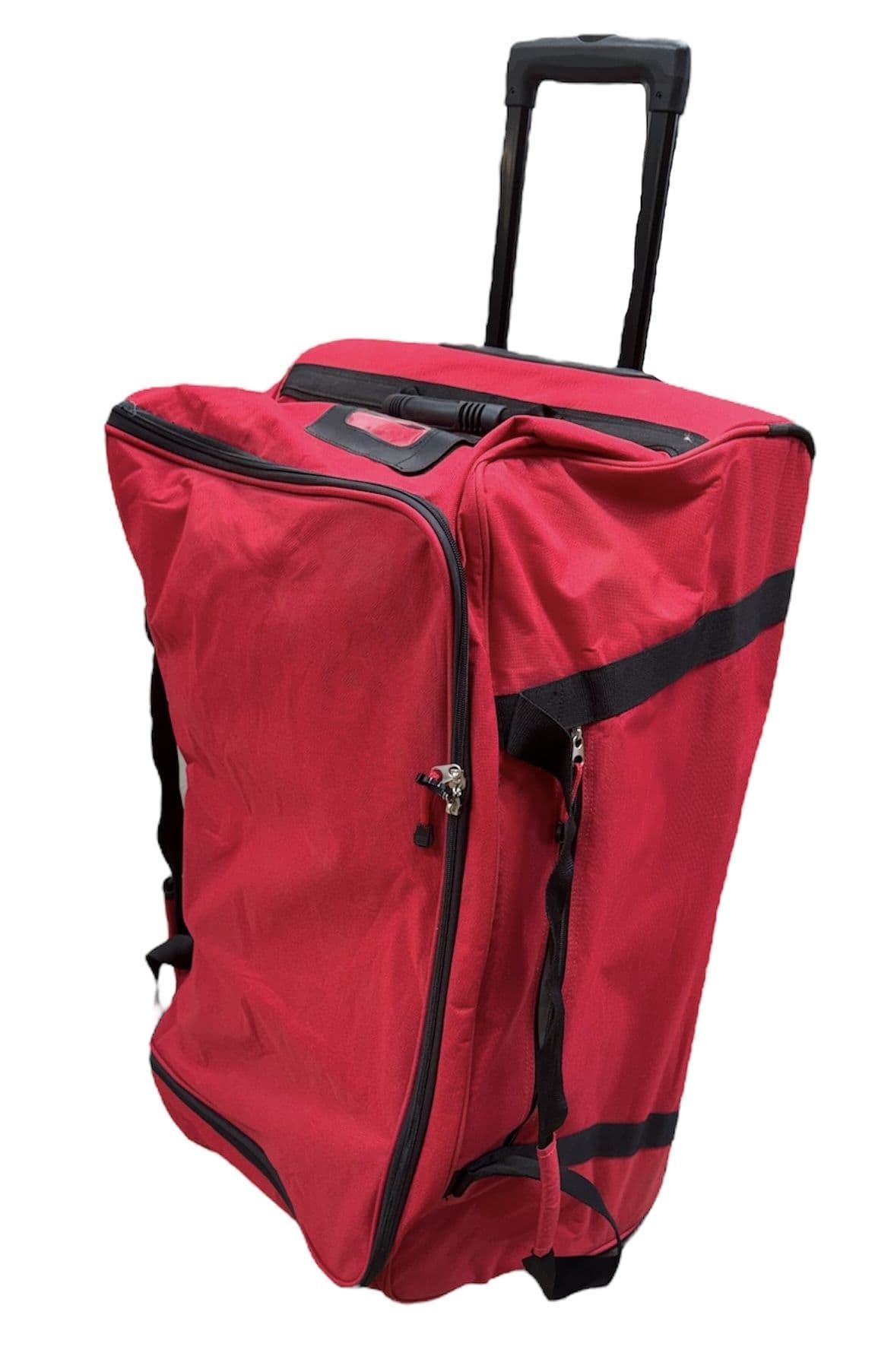 Riot Police XXL Black Wheeled Holdall - Red