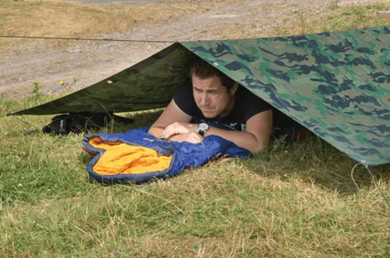 Silverline Camouflage Tarp - 2.4 x 3m
