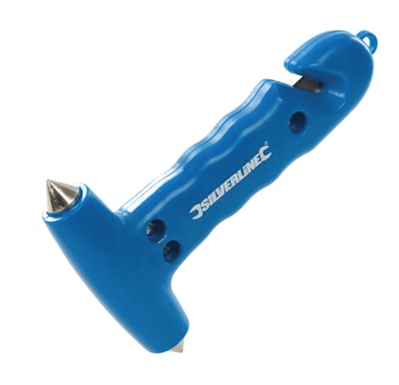 Silverline Emergency 150mm Hammer & Belt Cutter
