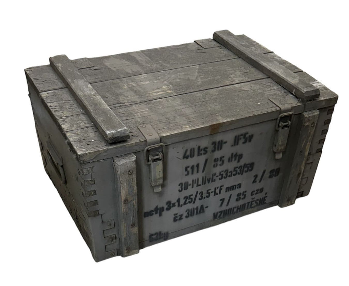 Soviet Military Large Wooden Ammo Box - Grade 2