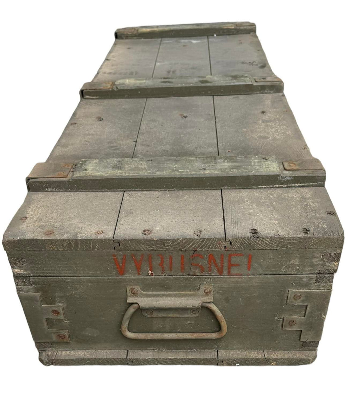 Soviet Military Massive Wooden Crate