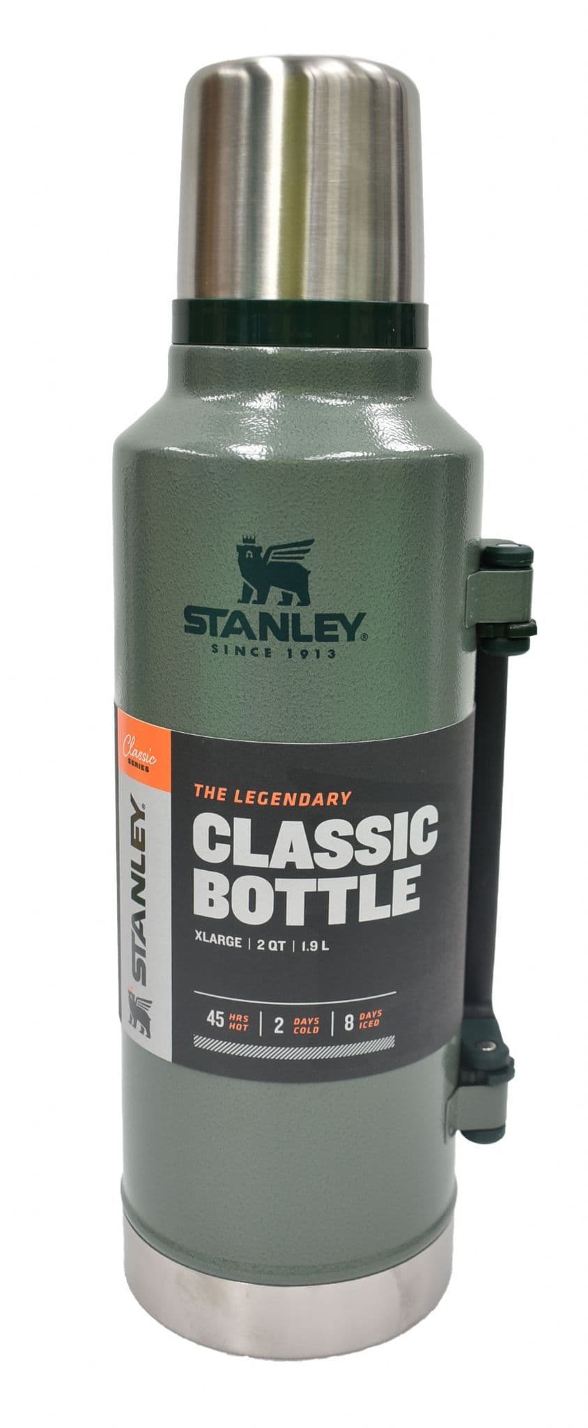 Stanley Classic Vacuum Insulated Bottle 1.9 Litres - Hammertone Green