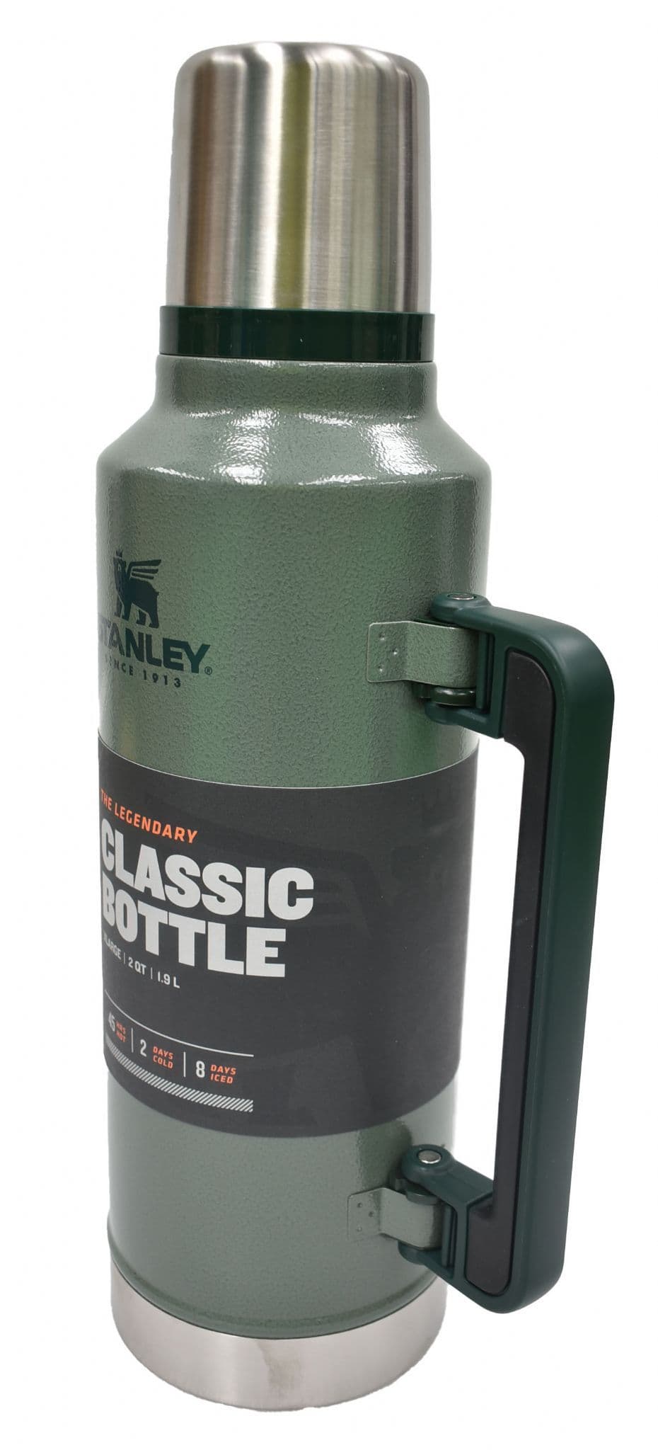 Stanley Classic Vacuum Insulated Bottle 1.9 Litres - Hammertone Green