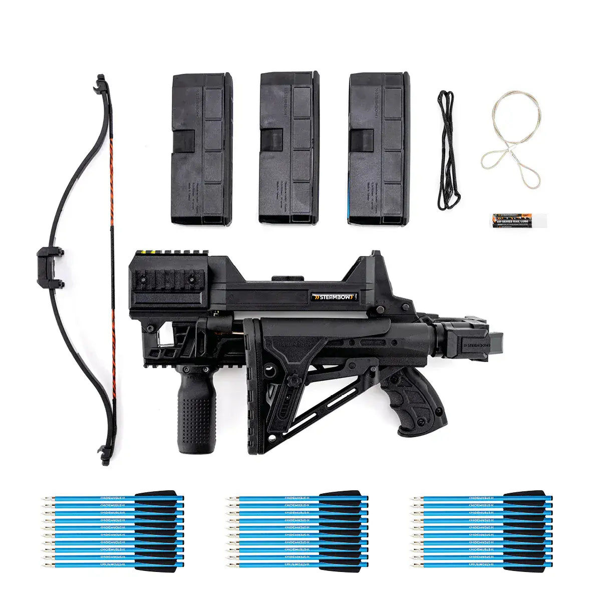 Steambow AR Series M10 Tactical Pistol Crossbow Kit Including Hard Case