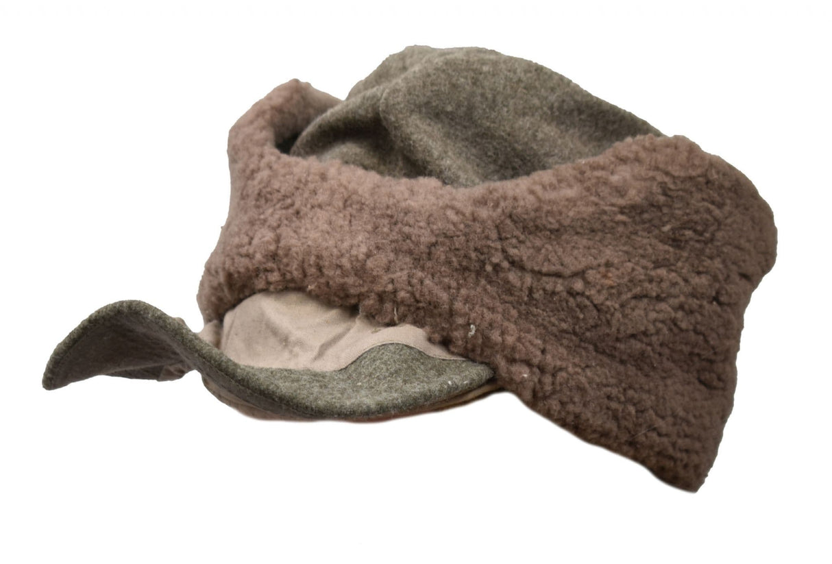 Swedish Military M43 Faux Fur Winter Hat