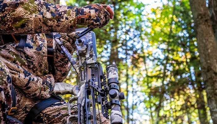 Tenpoint TurboX ACUSlide Compound Crossbow Rangefinder Package in Vektra Camo