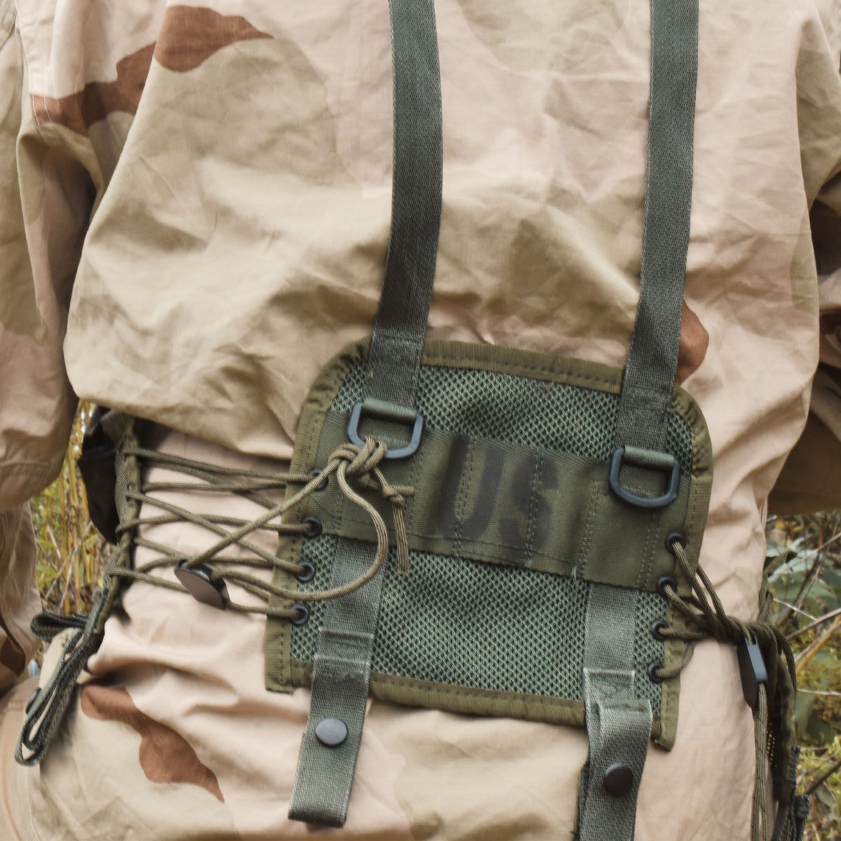 US Webbing Tactical Load Bearing DPM Vest