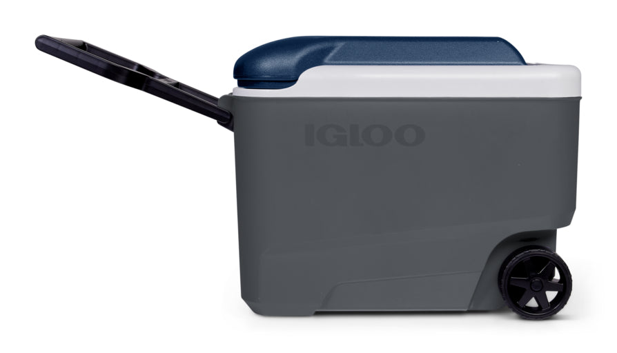 Igloo Maxcold 40QT Roller Cooler Box - Grey
