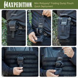 Maxpedition Mini ROLLYPOLY Black Dump Pouch