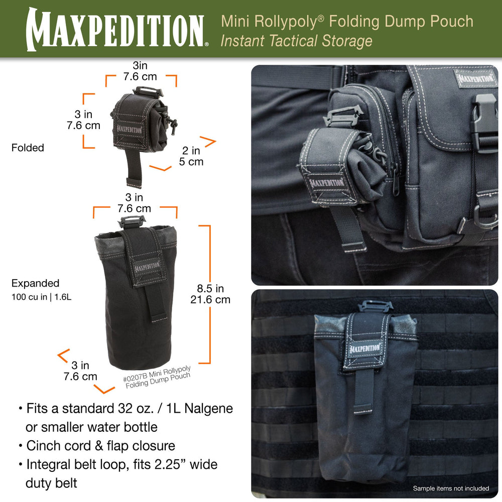 Maxpedition Mini ROLLYPOLY Green Dump Pouch