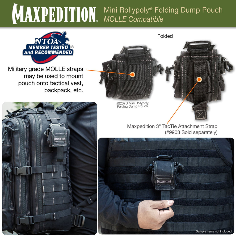 Maxpedition Mini ROLLYPOLY Khaki Dump Pouch