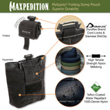 Maxpedition ROLLYPOLY Black Folding Dump Pouch
