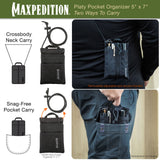 Maxpedition Platy Black Pocket Organiser 5" x 7"