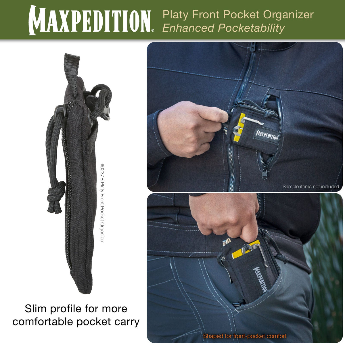 Maxpedition Platy Multicam Front Pocket Organiser