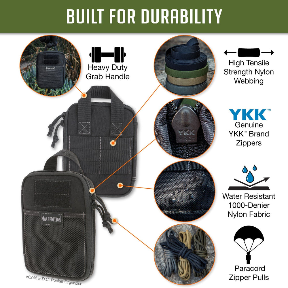 Maxpedition E.D.C. Khaki Pocket Organiser