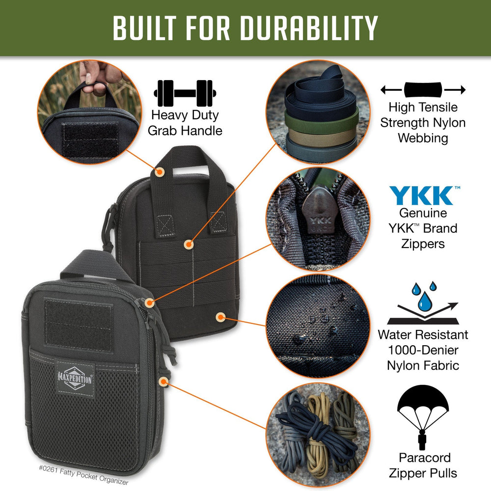 Maxpedition Fatty Black Pocket Organiser