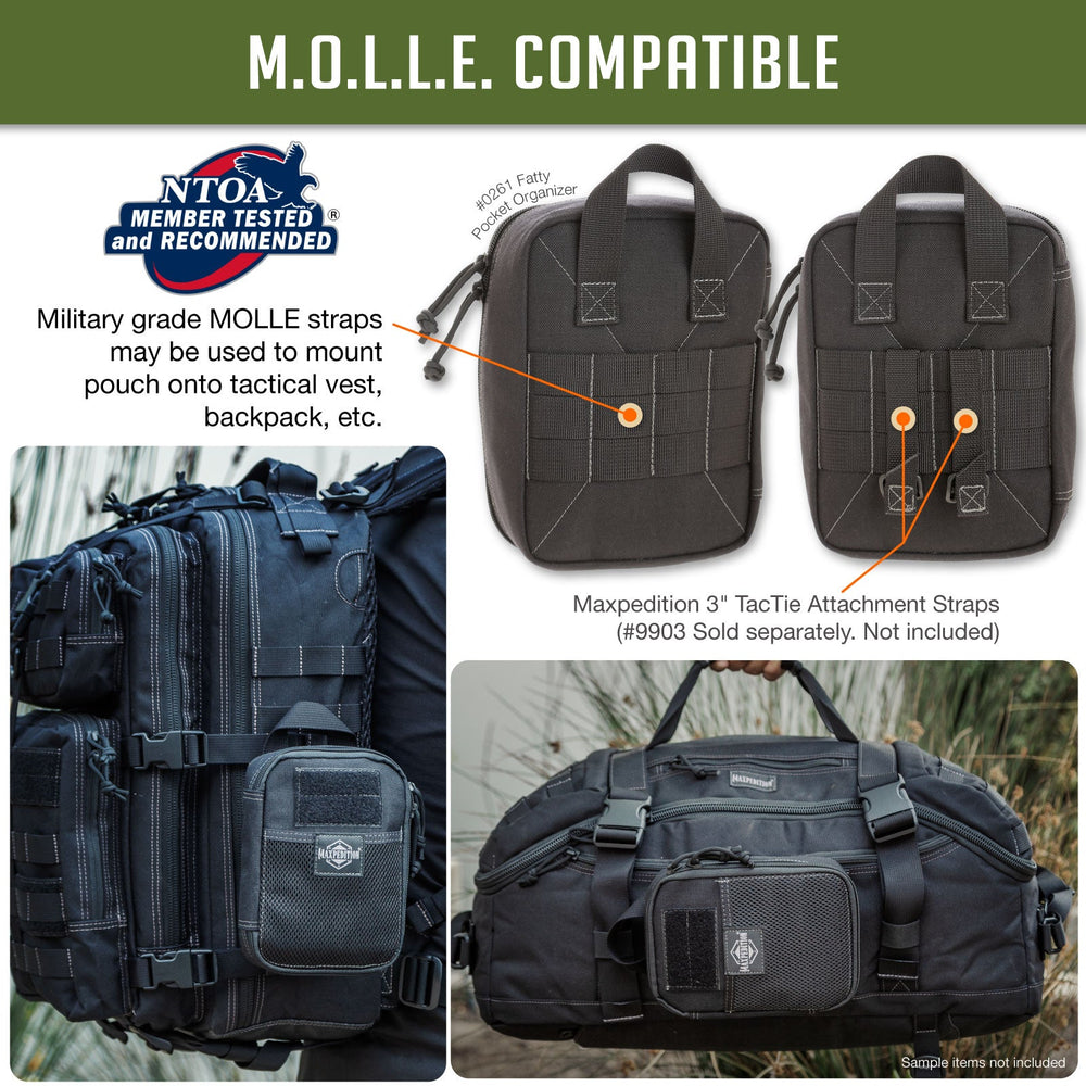 Maxpedition Fatty Black Pocket Organiser