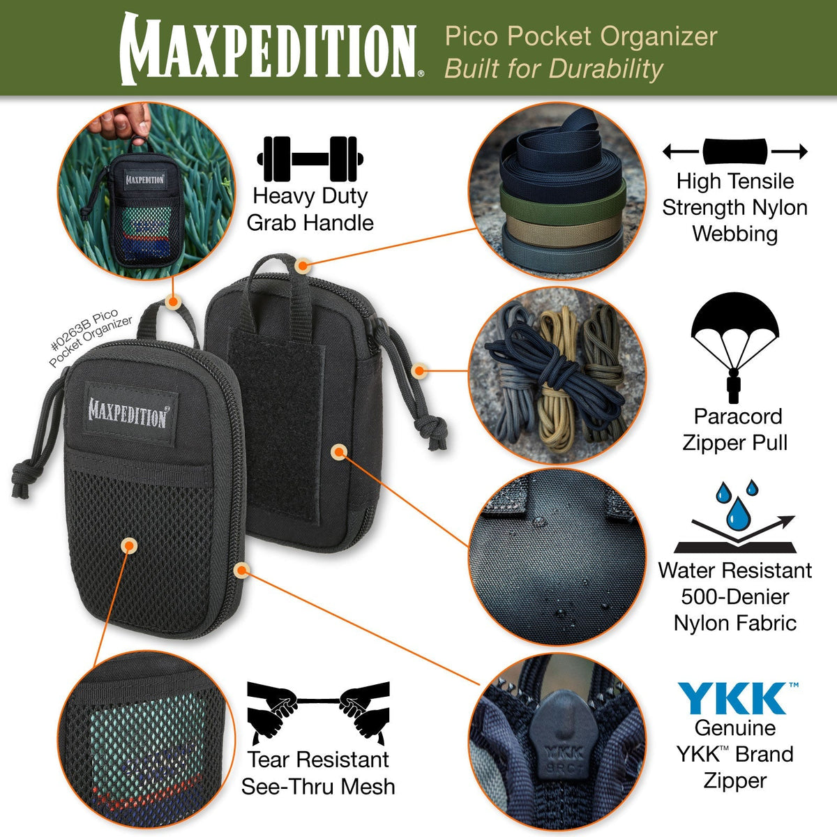 Maxpedition Pico Multicam Pocket Organiser