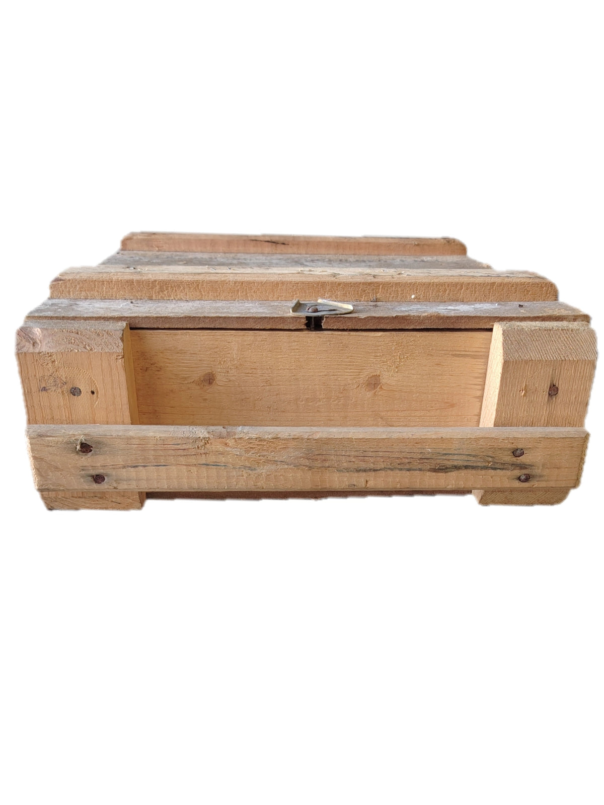 Ukranian Vintage Wooden Storage Stackable Ammo Box