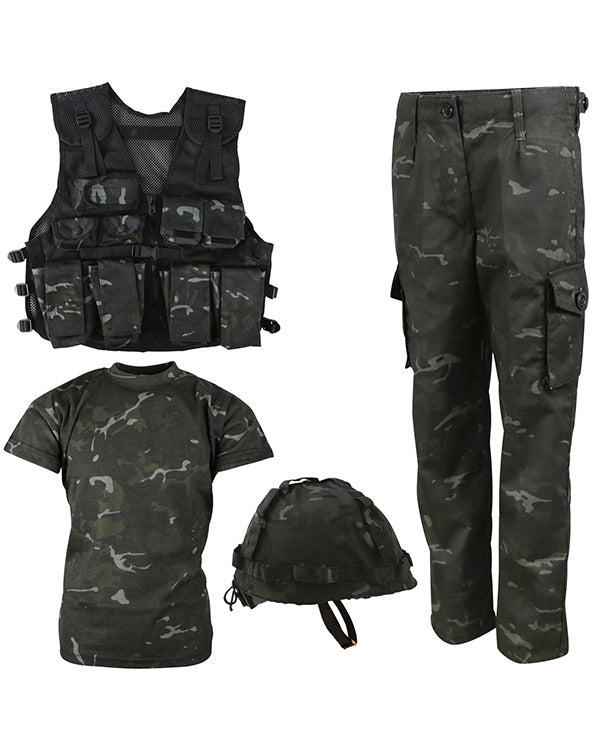 Kombat UK Kids Number 1 Army Combo Set - BTP Black
