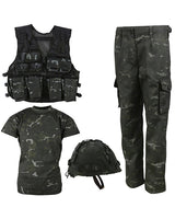 Kombat UK Kids Number 1 Army Combo Set - BTP Black