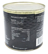 2.5kg Canned Chickpeas - Bulk Food Ration Storage