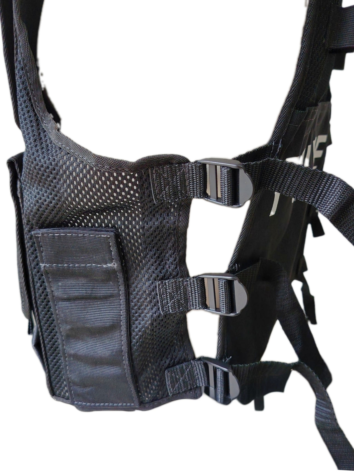 British Police Black Tactical Vest - Style B