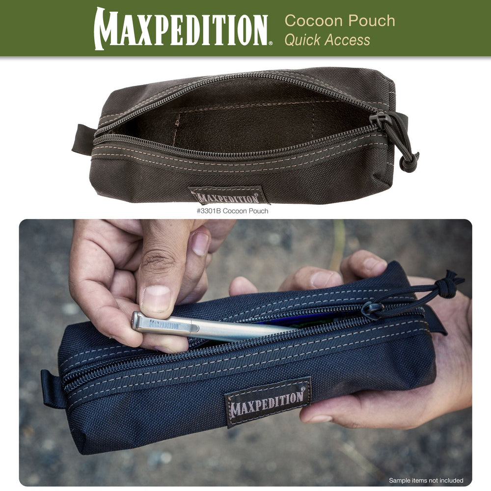Maxpedition Cocoon Black Pouch