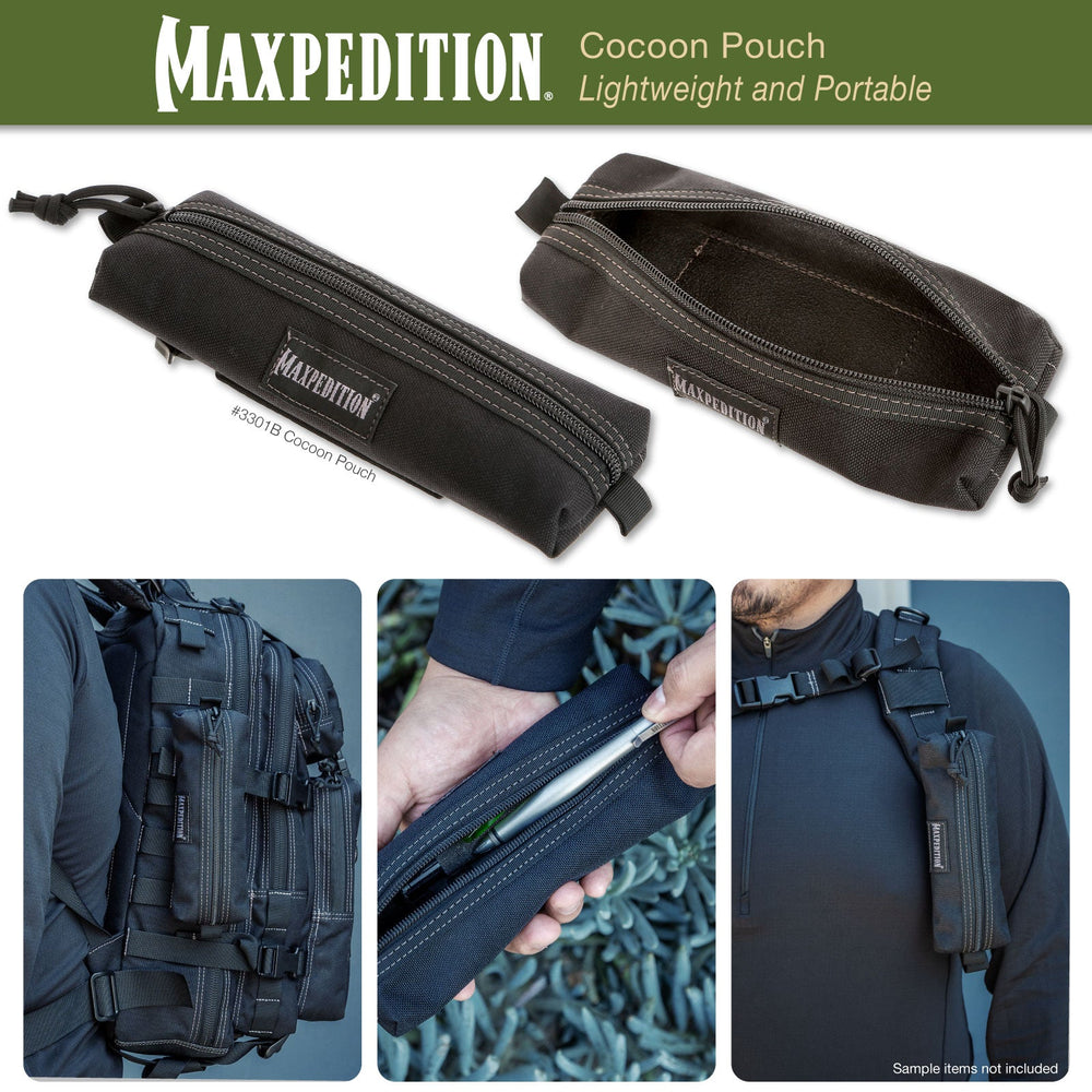 Maxpedition Cocoon Black Pouch