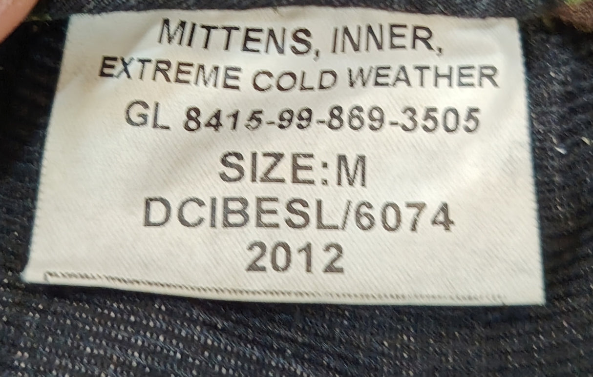 British Military DPM Extreme Cold Weather Inner Mittens