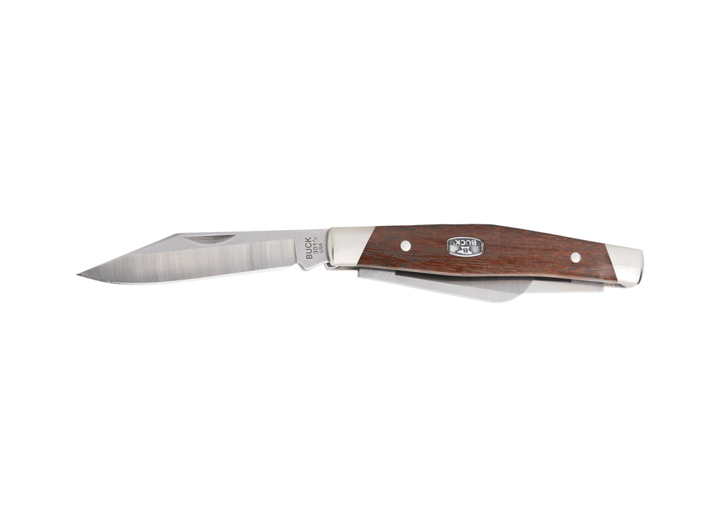 Buck 301 Stockman Folding Lock Knife - Wood Handle