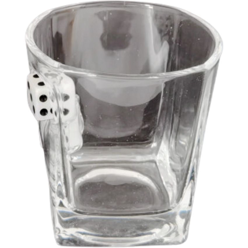 Caliber Gourmet Lucky Dice Glass