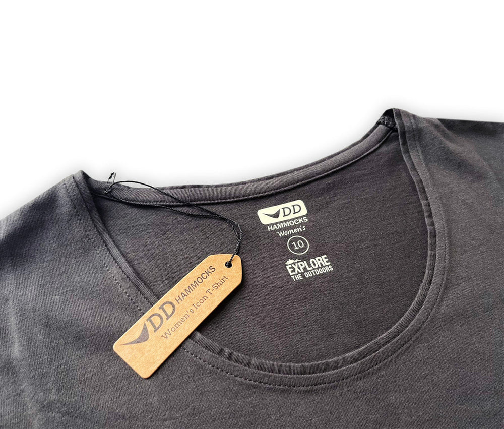 DD Hammocks Women's Icon T-Shirt - Charcoal