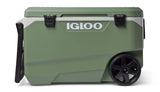 Igloo EcoCool 90QT Roller Cooler Box - Green/Grey
