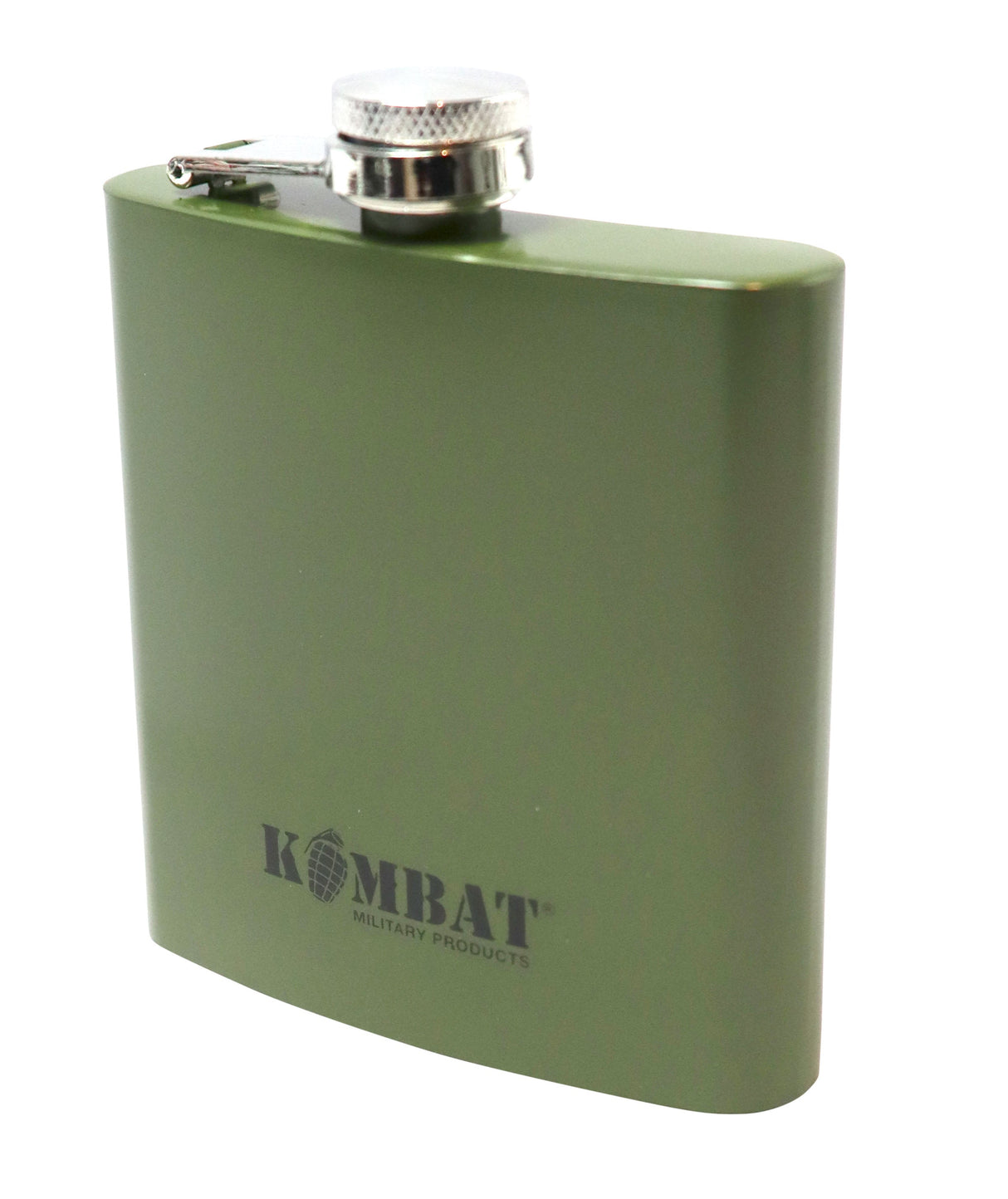 Kombat UK Stainless Steel Hip Flask - 6oz