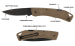 Gerber LST Ultra Folding Lock Knife Coyote - Brown