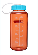 Nalgene 16oz / 0.5L Tritan Sustain Wide Mouth Bottle Flame - Blue Atoll Cap