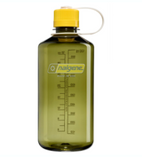 Nalgene 32oz / 1L Tritan Sustain Narrow Mouth Bottle Oil Green - Freesia Cap