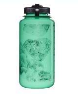 Nalgene 32oz / 1L Tritan Sustain Wide Mouth Bottle - Glow Black Crystals
