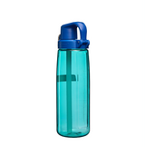 Nalgene Straw Bottle 700Ml Blue Aqua - Dark Blue Cap