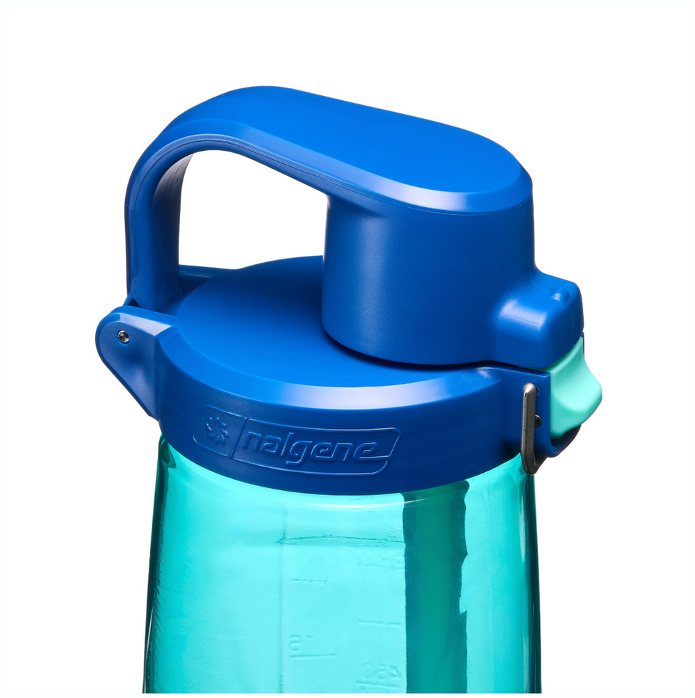 Nalgene Straw Bottle 700Ml Blue Aqua - Dark Blue Cap