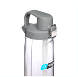 Nalgene Straw Bottle 700Ml Clear - Gray Cap