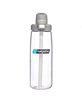 Nalgene Straw Bottle 700Ml Clear - Gray Cap