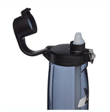 Nalgene Straw Bottle 700Ml Grey - Black Cap