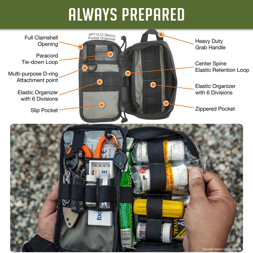 Maxpedition SKINNY Foliage Green Pocket Organiser