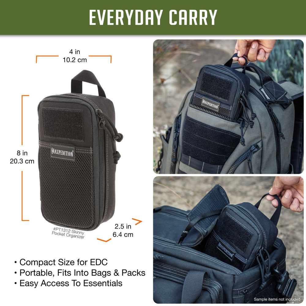 Maxpedition SKINNY Wolf Grey Pocket Organiser