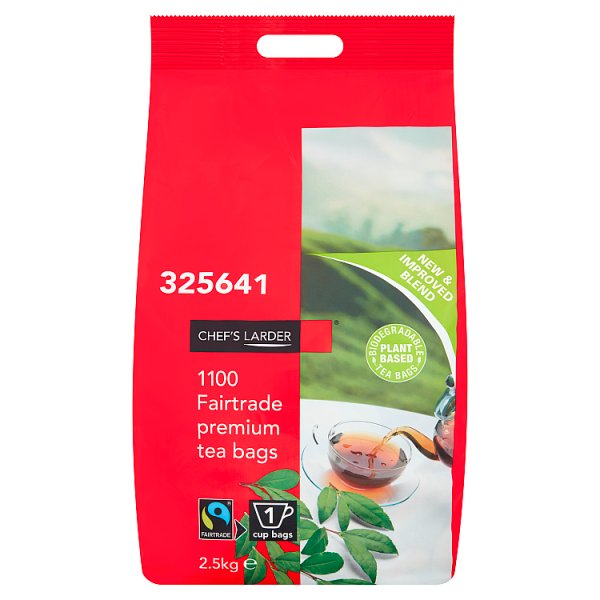 1100 Premium Fairtrade Tea Bags - Bulk food Ration Storage