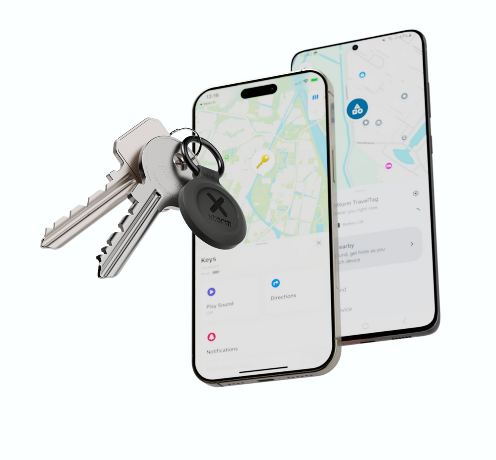Xtorm Xtorm Travel Tag - Charcoal Black (iOS & Android)