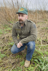 Austrian Military Heavyweight Olive Green Shirt