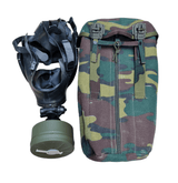 Belgium Military Bem 4 GP Gas Mask Respirator, Filter & Bag